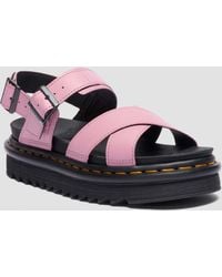 Dr. Martens - Voss Ii Athena Leren Sandalenen Met Riem - Lyst