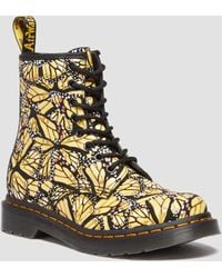 Dr. Martens - 1460 Butterfly Print Suede Lace Up Boots - Lyst