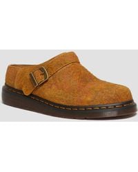 Dr. Martens - Isham marbled wildleder slingback mules schuhe - Lyst