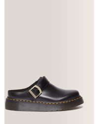 Dr. Martens - Laketen Leren Platform Mules Schoenen - Lyst