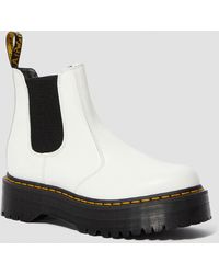 Dr. Martens - 2976 Smooth Leather Platform Chelsea Boots - Lyst