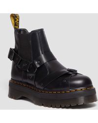 Dr. Martens - 2976 Harness Leather Platform Chelsea Boots - Lyst