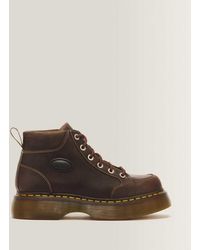 Dr. Martens - Buzz 6 Eye Crazy Horse Leather Lace Up Boots - Lyst