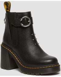 Dr. Martens - Spence Piercing Leather Flared Heel Chelsea Boots - Lyst