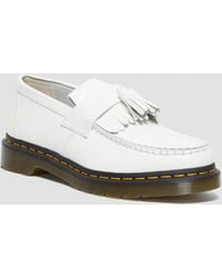 Dr. Martens - Adrian Yellow Stitch Leather Tassel Loafers - Lyst