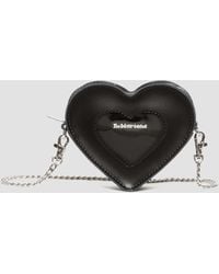 Dr. Martens - Mini Heart Shaped Kiev & Patent Leather Bag - Lyst