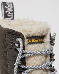 doc martens brown fur lined boots