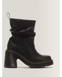 Dr. Martens - Kasey Lo Virginia Leather Heeled Boots - Lyst
