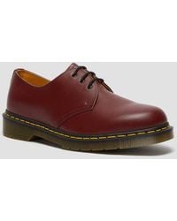 Dr. Martens - 1461 Yellow Stitch Leather Oxford Shoes - Lyst