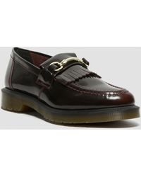 Dr. Martens - Adrian Snaffle Smooth Leather Kiltie Loafers - Lyst