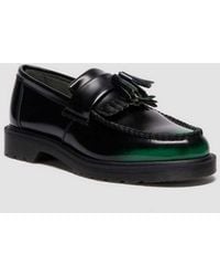Dr. Martens - Adrian Tassel Arcadia Rub Off Leather Loafers - Lyst