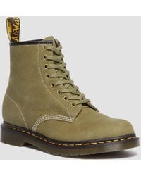 Dr. Martens - 1460 Tumbled Nubuck Leather Lace Up Boots - Lyst