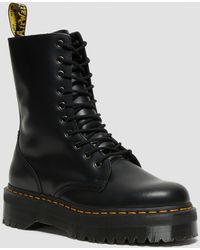 Dr. Martens Jadon 8-eye Platform Boots In Green for Men | Lyst