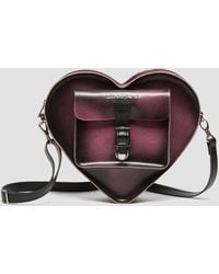 Dr. Martens - Heart Shaped Distressed Look Leather Bag - Lyst