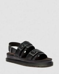 Dr. Martens - San Two Strap Leather Sandals - Lyst