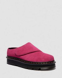 Dr. Martens - Zebzag Anywair Suede Mules - Lyst