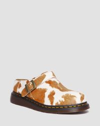 Dr. Martens - Isham Hair-on Cow Print Slingback Mules - Lyst