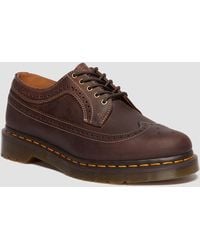 Dr. Martens - 3989 Crazy Horse Leather Brogue Shoes - Lyst