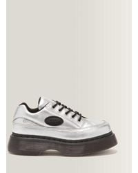 Dr. Martens - Buzz 5-Eye Metallic Leather Shoes - Lyst