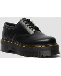 Dr. Martens - Suave cuero zapatos con plataforma 8053 quad de piel smooth - Lyst
