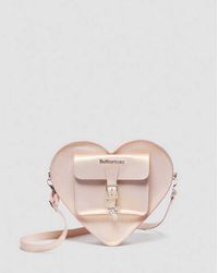 Dr. Martens - Metallic Shift Leather Heart Shaped Bag - Lyst