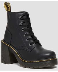 Dr. Martens - Jesy Sendal Leather Heels Boots - Lyst