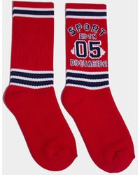 DSquared² Ankle Socks - Red