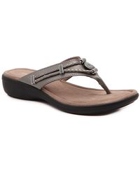 minnetonka silverbay wedge sandal