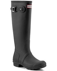 HUNTER - Original Back Adjustable Tall Rain Boot - Lyst