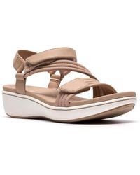 Clarks - Cloudsteppers Breezerae Sun Wedge Sandal - Lyst