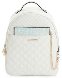 aldo backpack white