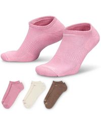 Nike - Everyday Plush Cushion No Show Socks 3 Pack - Lyst