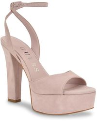 Guess - Hitten Platform Sandal - Lyst