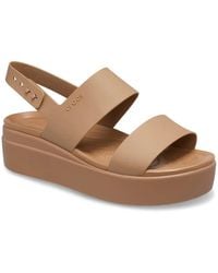 Crocs™ - Brooklyn Low Wedge Sandal - Lyst