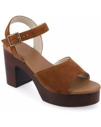 Journee Signature - Katana Platform Sandal - Lyst
