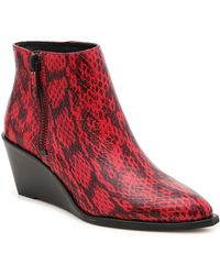 1.STATE Kipp Wedge Bootie - Red