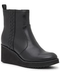 Earth - Camryn Wedge Bootie - Lyst