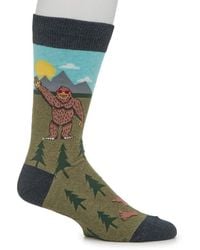 Socksmith - Big Foot Crew Socks - Lyst