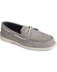 grey sperry topsiders