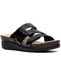 Clarks - Cloudsteppers Calenne Holly Wedge Sandal - Lyst