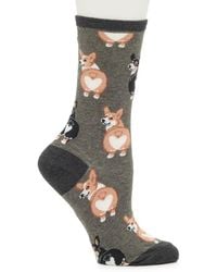 Socksmith - Corgi Butt Crew Socks - Lyst