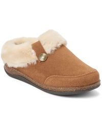 Clarks - Suede Clog Slipper - Lyst