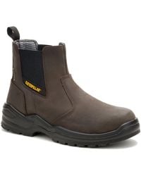 Caterpillar - Wide Width Striver Steel Toe Chelsea Work Boot - Lyst