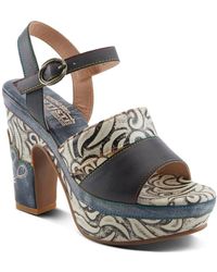 L'ARTISTE - Hotstrut Platform Sandal - Lyst