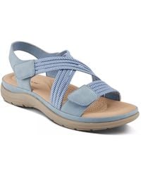 Flexus by Spring Step - Crossbeam Wedge Sandal - Lyst