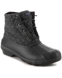 sperry syren gulf wool quilt grey