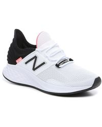 new balance fresh foam roav white black guava
