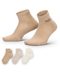 Nike - Everyday Elevated Ankle Socks 3 Pack - Lyst