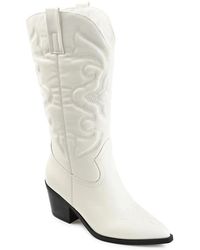 Journee Collection - Wide Width Chantry Wide Calf Boot - Lyst