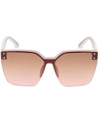 Jessica Simpson - Rimless Shield Oversized Sunglasses - Lyst